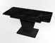 Обідній розкладний стіл Slide Бетон чорний black/26, Бетон чорний, 1100, 700, 750, 1500