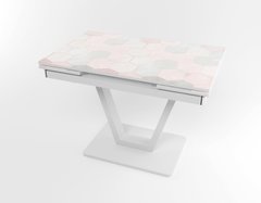 Розкладний стіл Maxi V base білий white/16, Білий, 1100, 700, 750, 1700