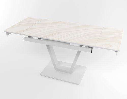 Розкладний стіл Maxi V base білий white/17, Білий, 1100, 700, 750, 1700