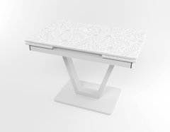 Розкладний стіл Maxi V base білий white/18, Білий, 1100, 700, 750, 1700