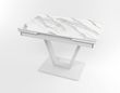Розкладний стіл Maxi V base білий white/19