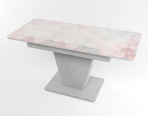 Обідній розкладний стіл Slide сірий gray/07, Бетон світлий, 1100, 700, 750, 1500