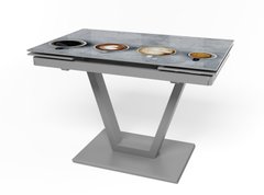 Кухонний стіл розкладний Maxi V сірий (MaxiV/grey/04), 1100, 700, 750, 1700