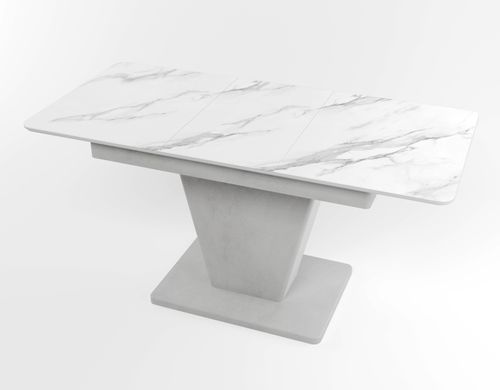 Обідній розкладний стіл Slide сірий gray/10, Бетон світлий, 1100, 700, 750, 1500