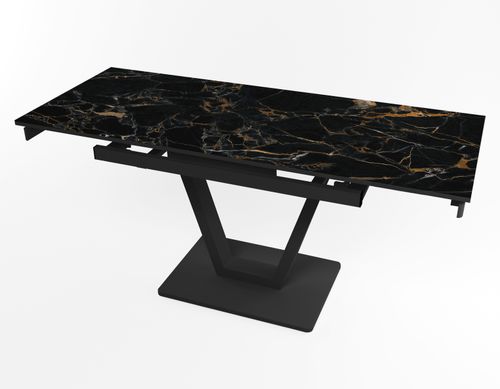 Розкладний стіл Maxi V base чорний black/05, Чорний, 1100, 700, 750, 1700