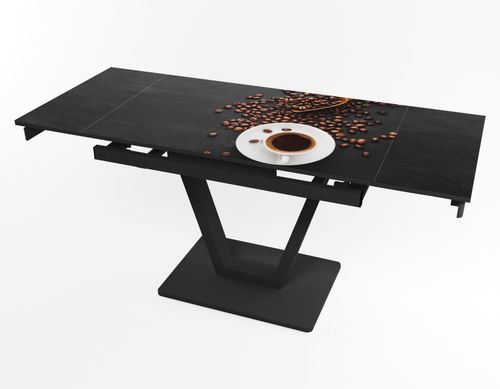 Розкладний стіл Maxi V base чорний black/06, Чорний, 1100, 700, 750, 1700