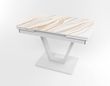 Розкладний стіл Maxi V base білий white/21, Білий, 1100, 700, 750, 1700