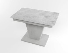Обідній розкладний стіл Slide сірий gray/11, Бетон світлий, 1100, 700, 750, 1500