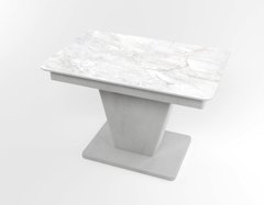 Обідній розкладний стіл Slide сірий gray/27, Бетон світлий, 1100, 700, 750, 1500