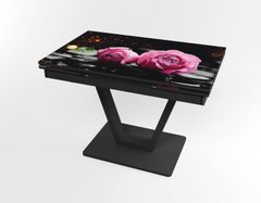 Розкладний стіл Maxi V base чорний black/07, Чорний, 1100, 700, 750, 1700