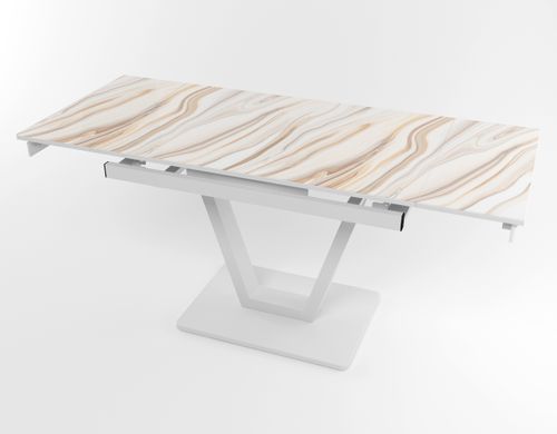 Розкладний стіл Maxi V base білий white/21, Білий, 1100, 700, 750, 1700
