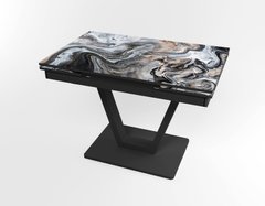 Розкладний стіл Maxi V base чорний black/08, Чорний, 1100, 700, 750, 1700