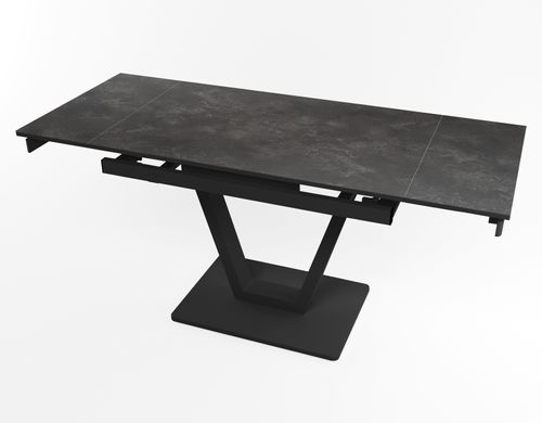 Розкладний стіл Maxi V base чорний black/37, Чорний, 1100, 700, 750, 1700
