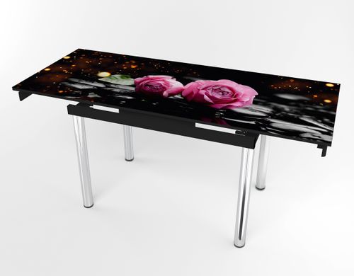 Розкладний стіл Maxi base Чорний black/03, Чорний, 1100, 700, 750, 1700